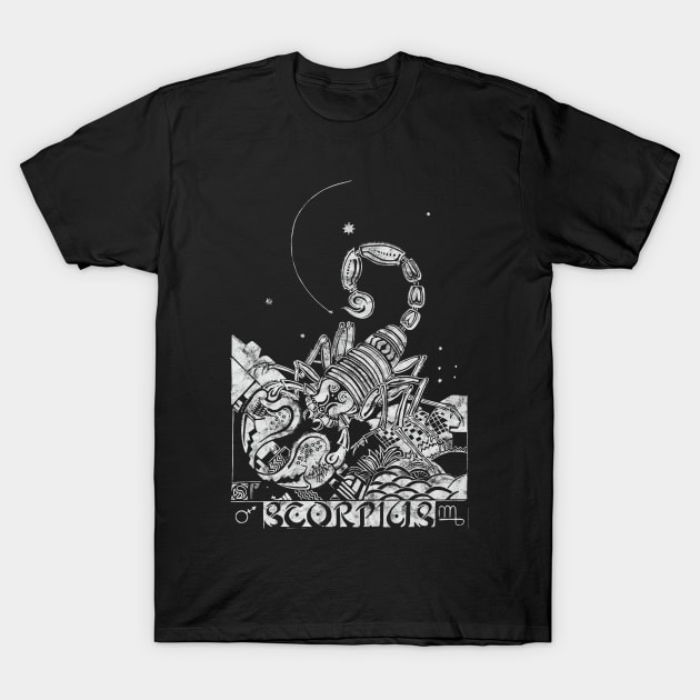 Scorpio T-Shirt by the gulayfather